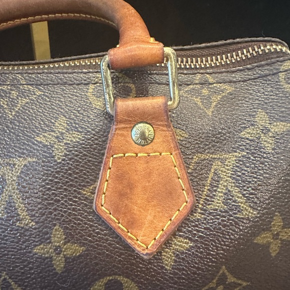 Louis Vuitton Brown Vintage Speedy 25 Monogram Satchel - Picture 8 of 16